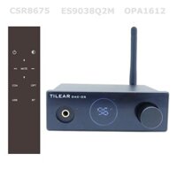 Bộ giải mã đầu thu Bluetooth DAC-D5 CSR8675 ES9038 DAC APTX-HD LDAC HIFI Bộ giải mã Tai nghe Bộ khuếch đại quang đồng trục 24 Bit 192Khz