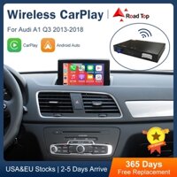 Bộ giải mã màn hình Apple không dây Máy nghe nhạc đa phương tiện cho Audi A1 2013-2018 Q3 2014-2018 Năm Carplay Máy tính bảng Android Tự động hỗ trợ Gương liên kết Chơi trên ô tô AirPlay Camera Xem Điều hướng USB