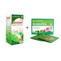 Bộ Giảm Cân 1 Slimtosen + 1 Trà Slimutea - Giúp Eo Thon, Dáng Đẹp- Học viện Quân Y