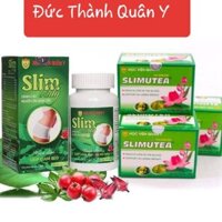 Bộ Giảm Cân Học viện Quân Y 1 Slimbody + 3 Trà Slimutea