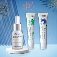 Bộ Giảm Mụn Mờ Thâm Doctor Care Dành Cho Da Dầu( serum giảm mụn +kem giảm mụn Acnes Elimination Cream )