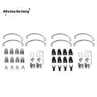 Bộ giảm xóc lò xo lá thép kim loại Bộ giảm xóc cho WPL B1 B14 B24 C14 C24 4X4 4WD 1 / 16 RC Xe nâng cấp các bộ phận