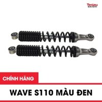 Bộ giảm xóc sau (phuộc) xe máy Wave s110 màu đen chính hiệu Daichi