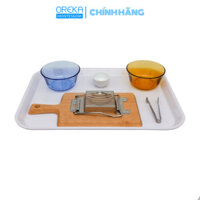 Bộ giáo cụ Oreka Montessori Cắt trứng - Khay nhựa Melamine