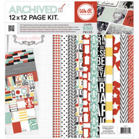 Bộ giấy làm scrapbook mẫu archived