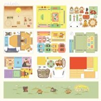 Bộ giấy thủ công RALPH, Bộ giấy học nghệ thuật Hành trình sang phương Tây Origami, Phim hoạt hình gấp Montessori Origami Thủ công Giấy tương tác giữa cha mẹ và con cái