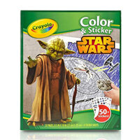 Bộ giấy tô màu và hình dán Star Wars (32 trang giấy tô màu) CRAYOLA 0458760000