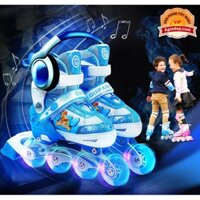 Bộ Giày trượt Patin Cao cấp Gupaisy Bản Nam có Ánh sáng - Full Mũ + Bộ bảo vệ + Túi + Quà - Giày Patanh xịn xuất Châu Âu