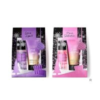 Bộ giftset Victoria's Secret 75ml mist & 75ml lotion - Pure Seduction/Love Spell (Christmas) (Mỹ)