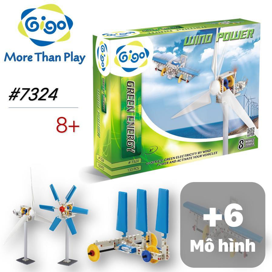 Bộ Gigo Toys Vương quốc năng lượng gió 7324 - 8 chủ đề, 133 chi tiết