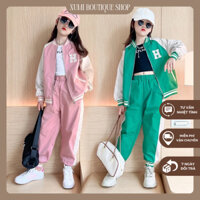 Bộ gió thể thao 2 lớp siêu đẹp,mùa đông quảng châu 2022