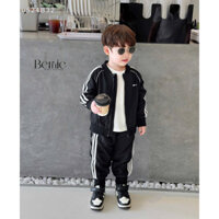 Bộ gió thể thao cá tính năng động dành cho bé trai và bé gái 10-30kg