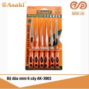 Bộ giũa kim cương Asaki AK-3903 (5x180mm)