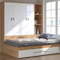 Bộ giường liền tủ GT03 giá rẻ