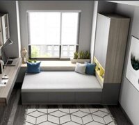 Bộ giường liền tủ hiện đại gỗ MDF CB94