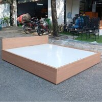 Bộ giường MDF 1m8 tab đầu giường giá rẻ