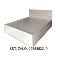 Bộ giường Ngủ Gỗ MDF Melamine 1m6x2m Màu Lim