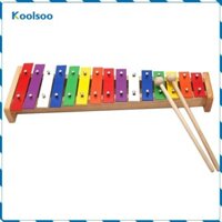 Bộ gõ tay Xylophone 15 phím đầy màu sắc cho đồ chơi âm nhạc trẻ em