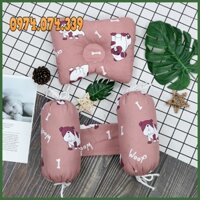 Bộ gối chặn bông cho trẻ sơ sinh, Made In Việt Nam