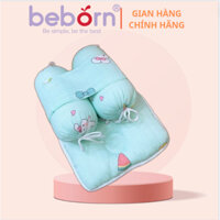 Bộ gối chặn cho bé BEBORN LOVE vải Cotton đũi xô cao cấp tạo cảm giác êm ái giúp bé ngủ ngon chống giật mình
