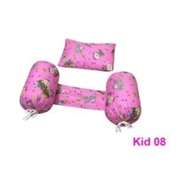 Bộ gối chặn cho bé berry Kid08 (Em bé nền hồng)