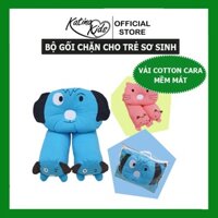 Bộ gối chặn cho bé sơ sinh 0-1 tuổi, vải cotton cara mềm mại, mát siêu dễ thương