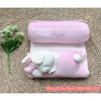 Bộ gối chặn kèm gấu HÀN QUỐC Friend's Baby Loại to - Ảnh Thật tự chụp