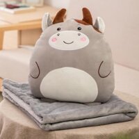 Bộ gối chăn thú bông 2 trong 1