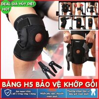 Bó Gối H5 Cao Cấp Cải Tiến , Băng Gối Bảo Vệ Đứt Dây Chằng Chéo Chính Hãng Aolikes 7907 tdhn1