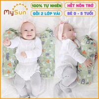 Bộ gối nằm ôm chặn cho trẻ em bé sơ sinh ngủ chống giật mình an toàn cao cấp MySun