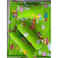 Bộ gối nệm sơ sinh THẮNG LỢI 3 món 80x1m_Siêu mềm