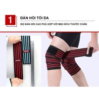 Bó gối thể thao Aolikes 7165 Dây đai quấn gối dài 180cm  đai dính chắc chắn dễ sử dụng magic1