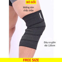 Bó gối thể thao Aolikes 1516-L120 Dây đai quấn gối dài 120cm đai dính chắc chắn Quấn gối tdhn11