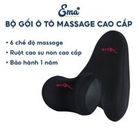 Bộ gối tựa đầu & lưng ô tô massage AUTOX cao cấp 6 chế độ rung mạnh mẽ bảo hành 1 năm