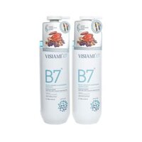 Bộ gội xả gừng đen nấm linh chi Biotin & Collagen B7 Visiami 2x780ml