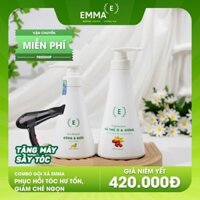 Bộ Gội - Xả Hà Thủ Ô EMMA PHỤC HỒI TÓC HƯ TỔN – GIẢM CHẺ NGỌN (TẶNG MÁY SẤY KHI MUA FULL SIZE)