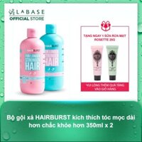 Bộ gội xả HAIRBURST kích thích tóc mọc dài hơn chắc khỏe hơn hàng chính hãng 350ml x2 P506