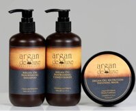 Bộ gội xã hấp dầu argan deluxe phục hồi tóc hư tổn 300ml