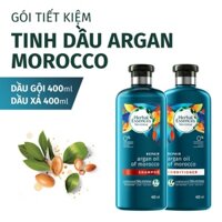 Bộ Gội Xả Herbal Essences Tinh Dầu Argan Morocco 400ml/ chai