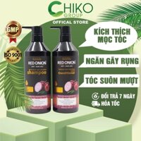 Bộ Gội Xả+Kem Ủ Tóc - Kích Thích Mọc Tóc Chiết Xuất Từ Tinh Chất Hành Tây Đỏ- Koperel'-Red Onion DT 500ml - 800ml từ