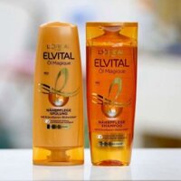Bộ gội xả Loreal màu vàng : dành cho tóc khô xơ và hư tổn Loreal Evital Ol Magique