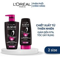 Bộ Gội Xả Ngăn Gãy Rụng Tóc Loreal Paris Elseve Fall Resist 3X 280ml/620ml