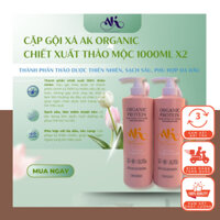 Bộ Gội Xả Organic Protein Thảo Dược 1000ml