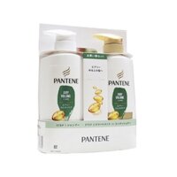 Bộ Gội xả  Pantene  Nhật Bản màu xanh lá Nhật Bản (Dầu gội 270ml+ dầu xả 270g)