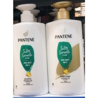 Bộ Gội Xả Pantene Thái Lan Màu Xanh 650ml