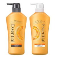 Bộ gội xả phục hồi cho tóc khô xơ Kao Essential màu vàng