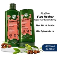 Bộ Gội Xả  Yves Rocher Repair Hair Care Restoring Shampoo & Conditoner Phục Hồi Tóc Hư Tổn