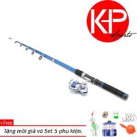 Bộ Gồm Cần Câu KHP 2m7 Máy 3000 Và 100m Dây Chính Hãng KHP