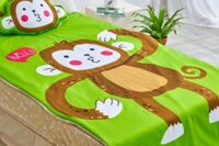 Bộ gồm ga chun mỏng 1m2*2m + chăn đông (liền ruột và vỏ) 157*227cm + 2 gối như ảnh