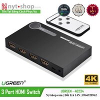 Bộ Gộp 3 Cổng HDMI 4k@30Hz Cao Cấp UGREEN 40234